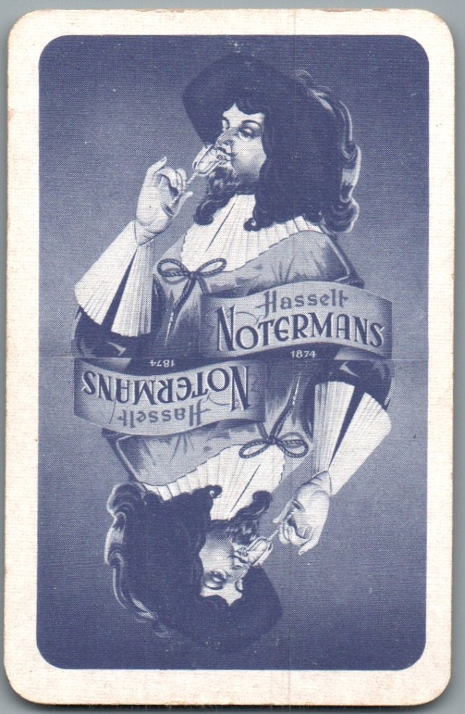 speelkaart - LK15885 - Notermans Hasselt, Verzamelen, Ophalen of Verzenden, Zo goed als nieuw, Speelkaart(en)
