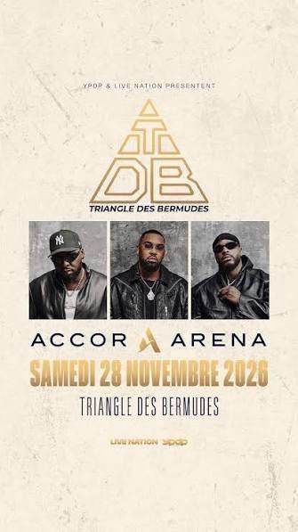 place pour le concert TRIANGLE DES BERMUDES, Tickets & Billets, Trois personnes ou plus, Novembre