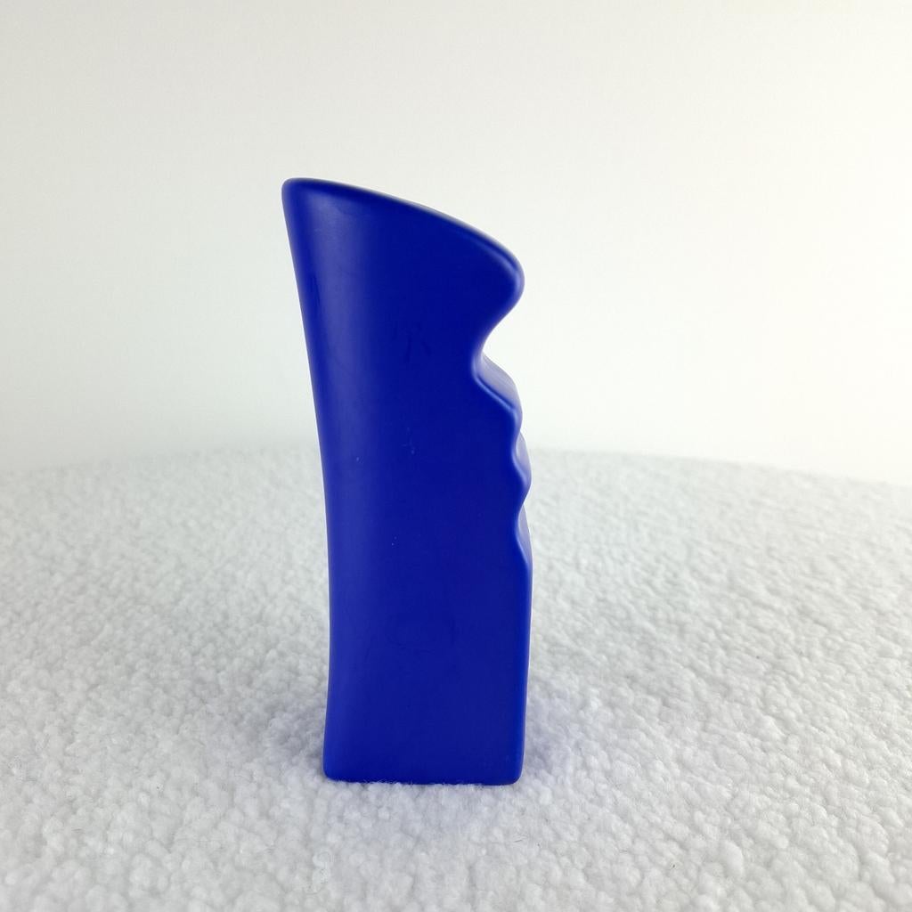 Vintage Asa kandelaar Memphis Milano design jaren 80 blauw, Ophalen of Verzenden