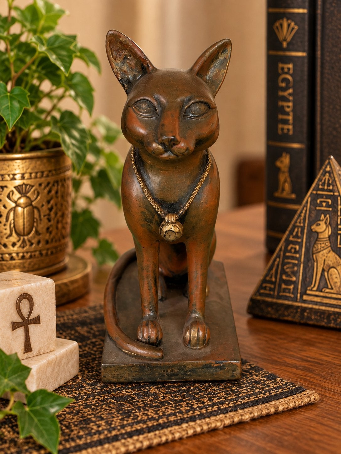 Miniature de chat égyptien – Style antique, Enlèvement
