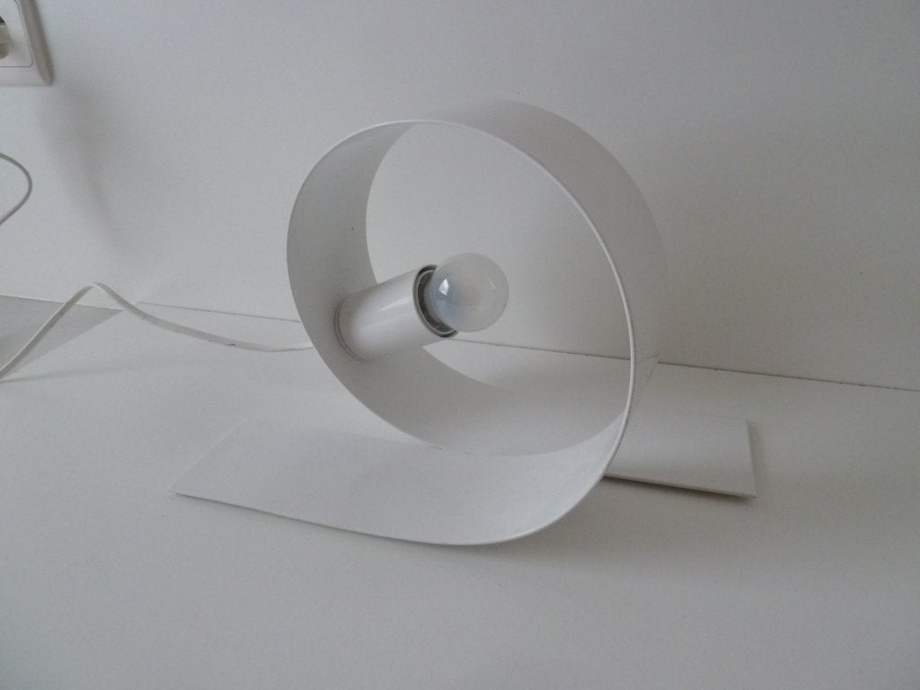 lampe vintage design rétro années 60 et 70 space age, Enlèvement ou Envoi, Blanc, Comme neuf, Métal