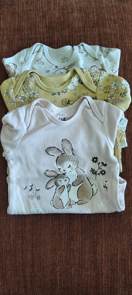 Rompertjes maat 86 lange mouwen meisje, Kinderen en Baby's, Babykleding | Maat 86, Ophalen, Zo goed als nieuw, C&A, Meisje