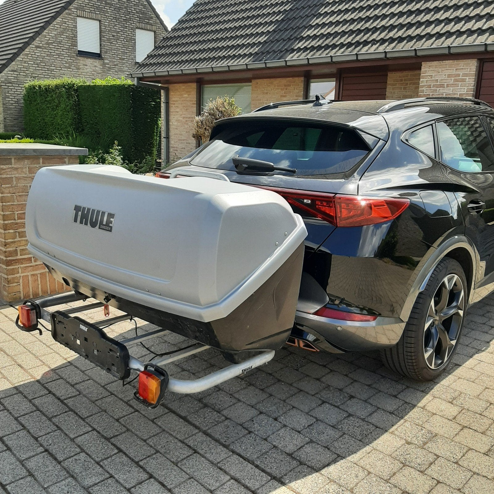 Bagagekoffer+rek te huur van thule.(GEEN EXTRA VERBRUIK), Ophalen