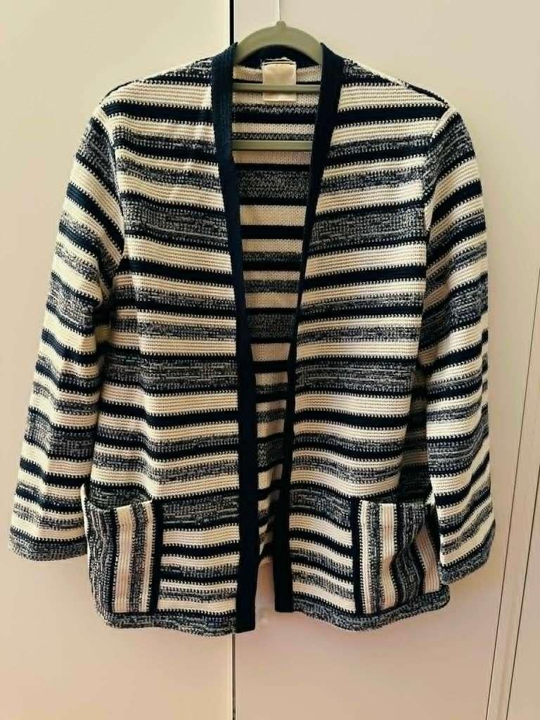 Cardigan maat M, Ophalen of Verzenden, Zo goed als nieuw, Maat 38/40 (M), Blauw