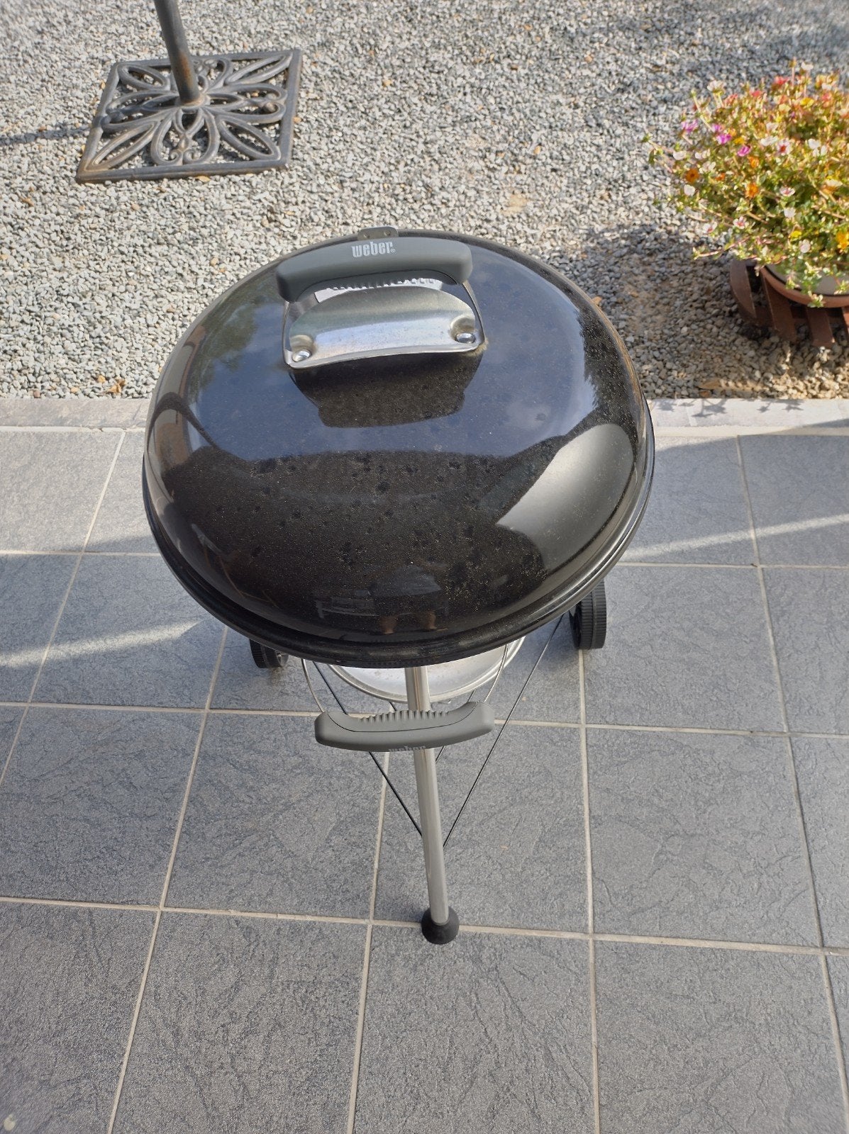 BBQ Weber Compact kettle, Tuin en Terras, Ophalen, Zo goed als nieuw, Weber