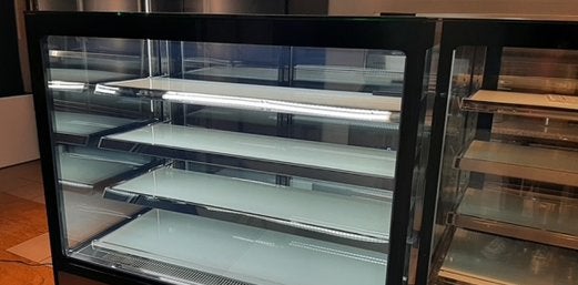 Gesloten gebaksvitrine's, Zakelijke goederen, Ophalen, Gebruikt, Koelen en Vriezen
