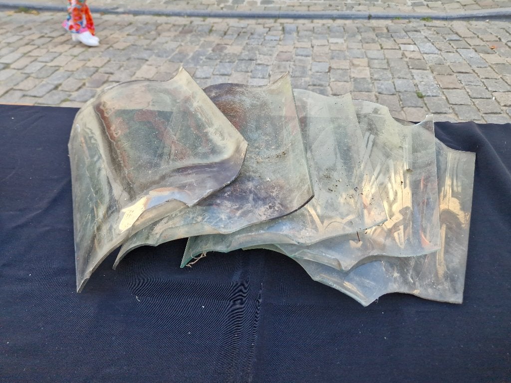 Glazen dakpannen, Tuiles, Autres couleurs, Enlèvement, Utilisé