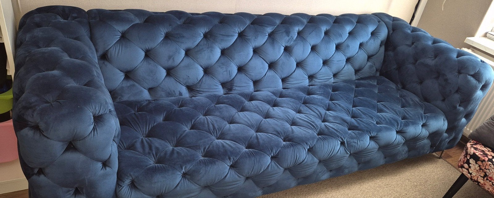 Canapé en tissu doux de 2,30 mètres de long z.g.a.n ! ! !, Maison & Meubles, Canapés | Salons, 100 à 125 cm, Enlèvement ou Envoi