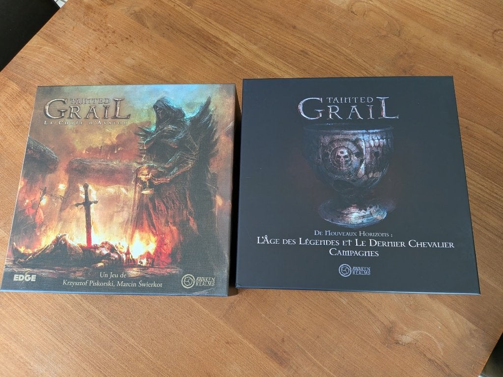Tainted Grail : La Chute d'Avalon - VF + Extension, 1 ou 2 joueurs, Enlèvement ou Envoi, Neuf, Awaken Realms