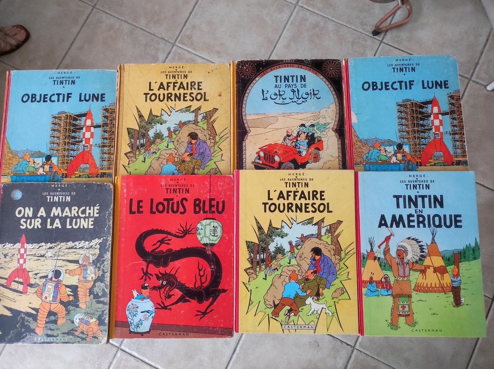 Anciennr bd Tintin . Bande dessinée Tintin, Livres, Enlèvement ou Envoi