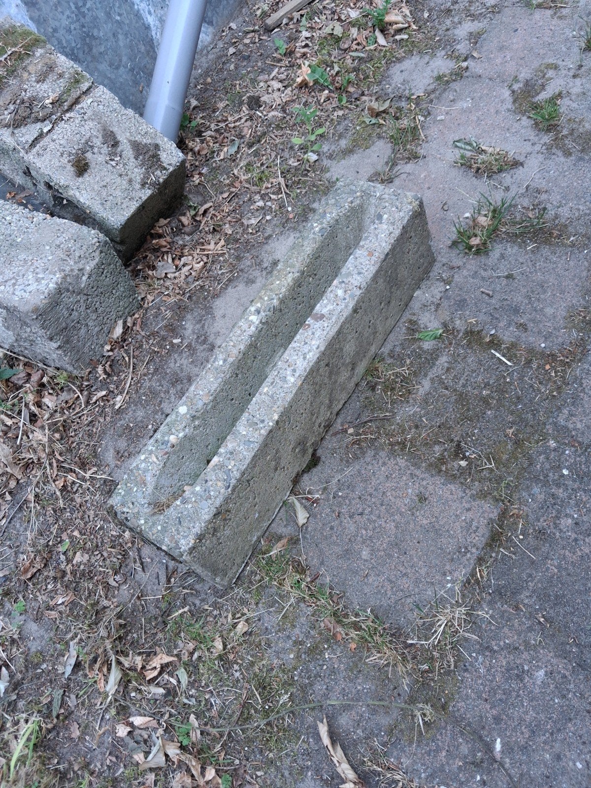 Betonnen fietsenrek . Fietsrek steen in beton. 2 stuks, Ophalen, Gebruikt