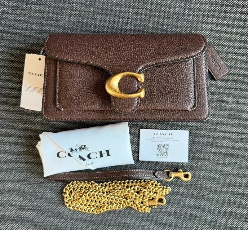Coach Tabby 19 tas. Nieuw, origineel met labels., Handtassen en Accessoires, Ophalen of Verzenden, Nieuw, Bruin, Handtas