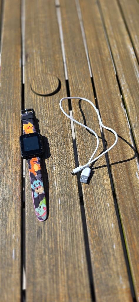 pokemon horloge, Ophalen of Verzenden, Zo goed als nieuw, Zwart, Jongen of Meisje