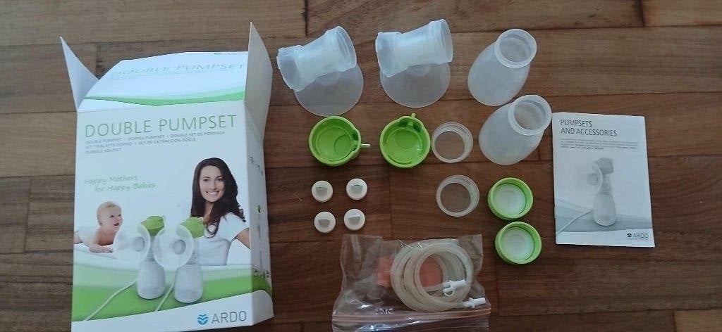 Dubbele pompset/afkolfset voor Ardo borstkolf, Kinderen en Baby's, Ophalen, BPA-vrij, Gebruikt, Borstkolf