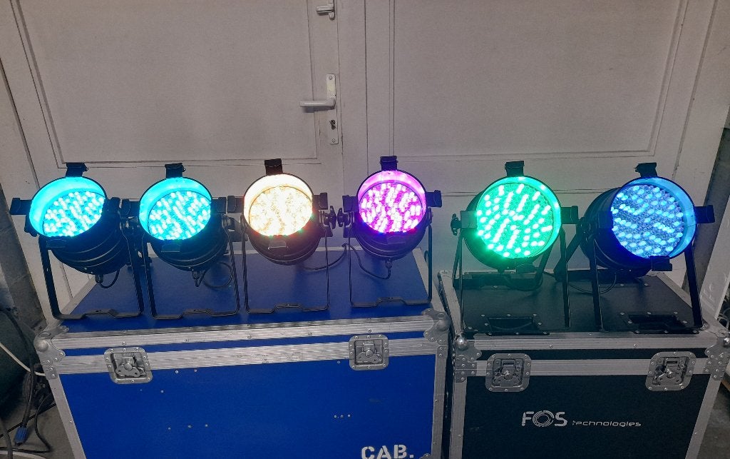PAR 56 et 64 LED SHOWTEC, Ophalen, Zo goed als nieuw, Licht