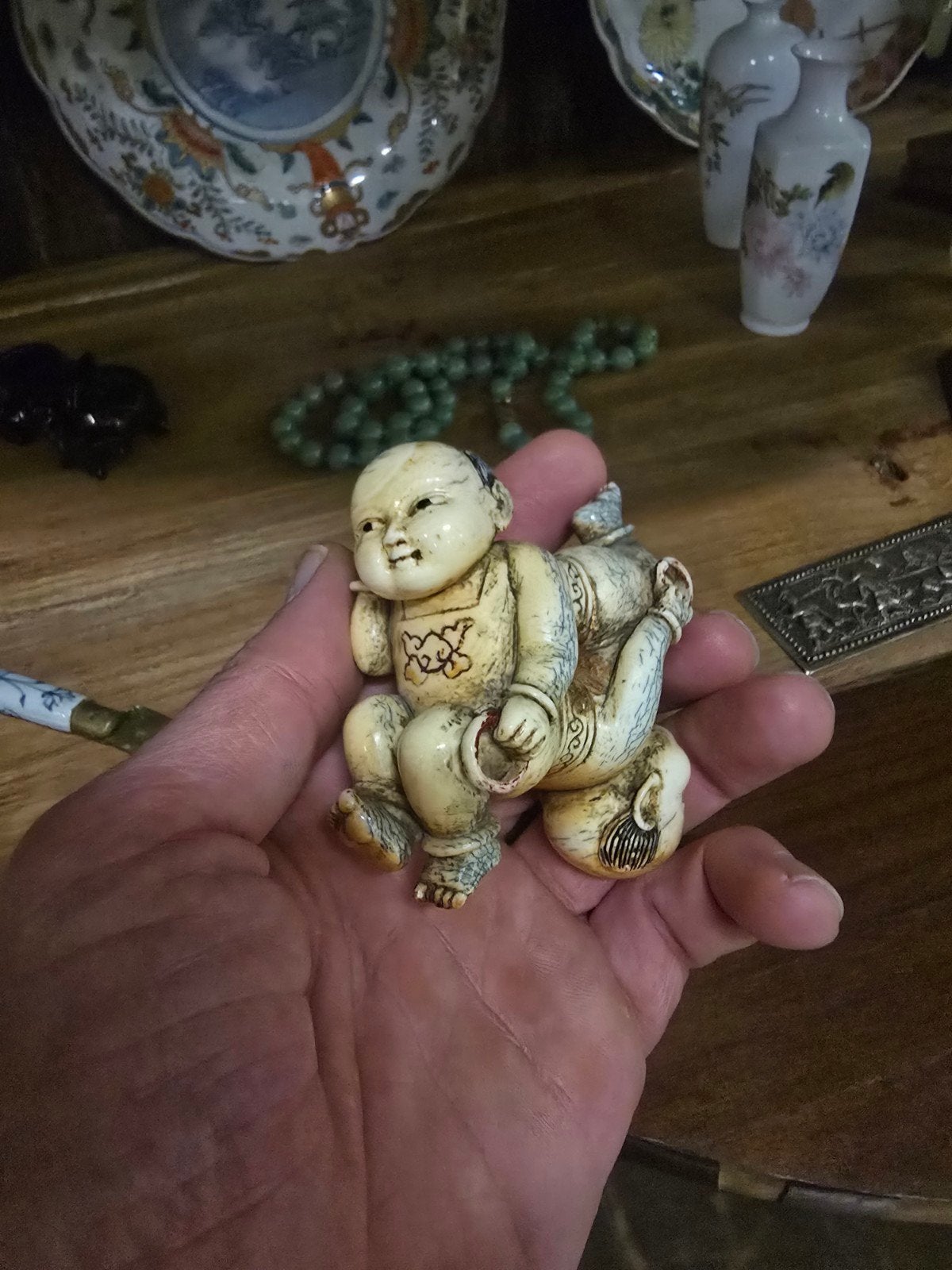 Antieke netsuke, Antiek en Kunst, Ophalen of Verzenden, Netsuke