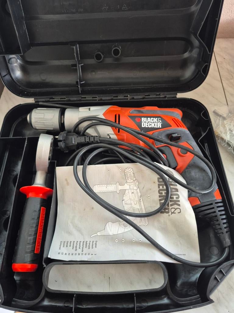 Black and decker boormachine, Ophalen, Boormachine