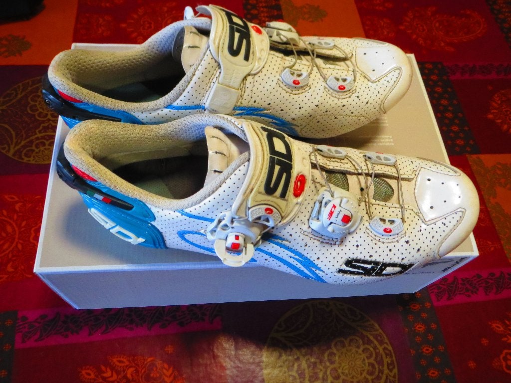 Chaussures Sidi Kaos route, carbone , 42, Vélos & Vélomoteurs, Enlèvement, Utilisé, Chaussures