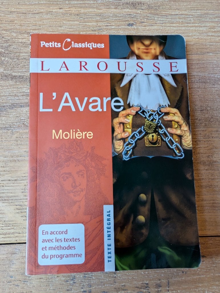 Livre - L'Avare - Molière, Français, Molière, Enlèvement, Utilisé