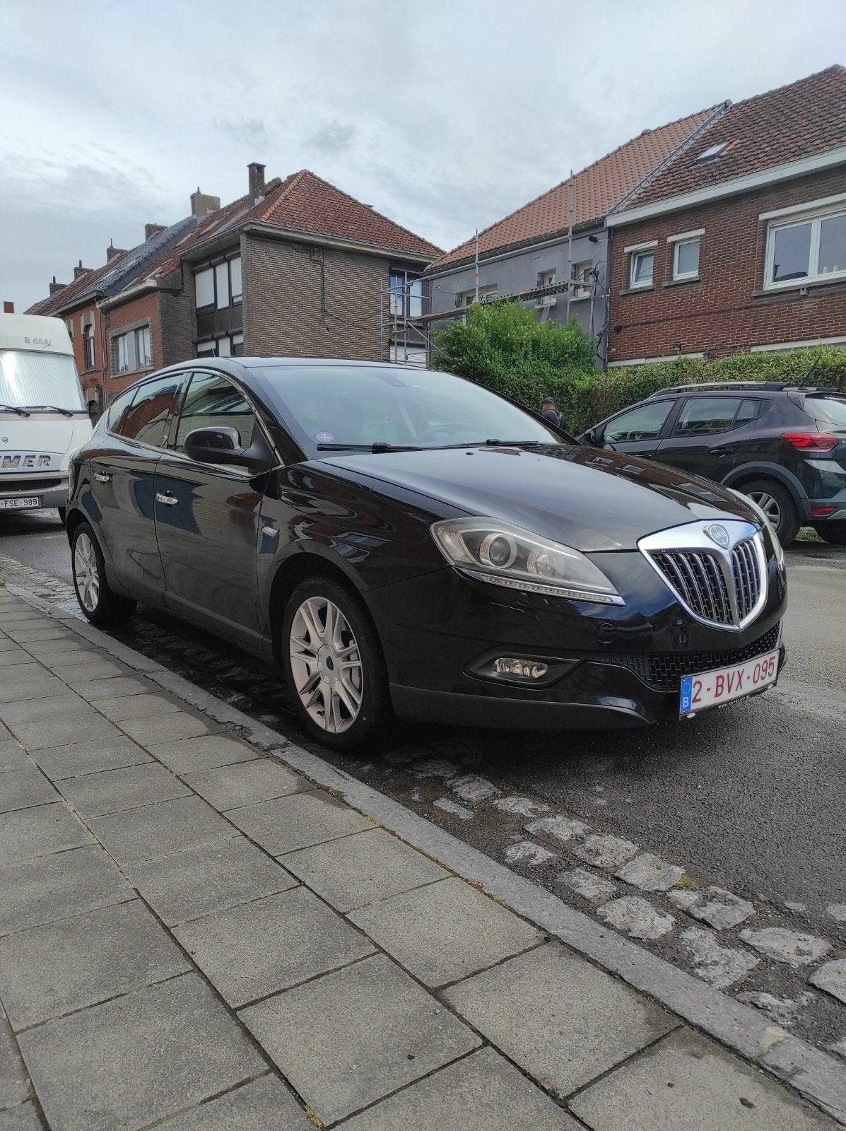 Lancia Delta 3 1.8 t-jet 200cv lpg boîte auto, Auto's, Euro 5, Zwart, Parkeersensor, Zwart
