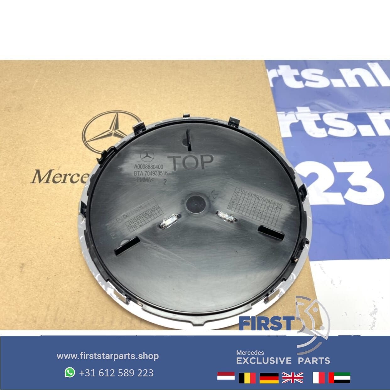 Mercedes STER LOGO EMBLEEM W177 W118 W247 H247 W205 W213 W25, Gebruikt, -, Ophalen of Verzenden, -