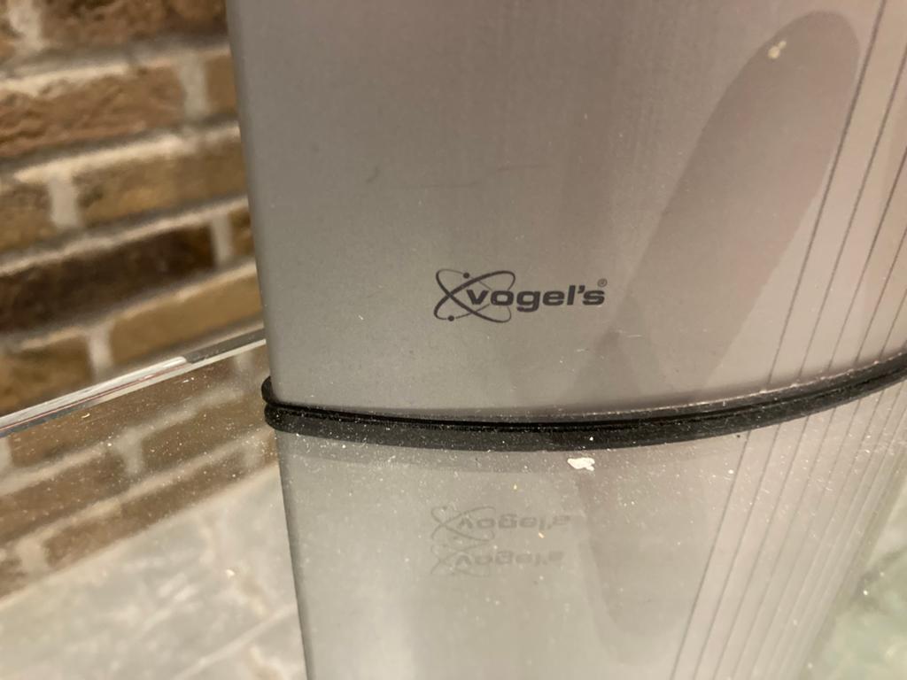 glazen designkast voor tv, Ophalen, Zo goed als nieuw, Glas