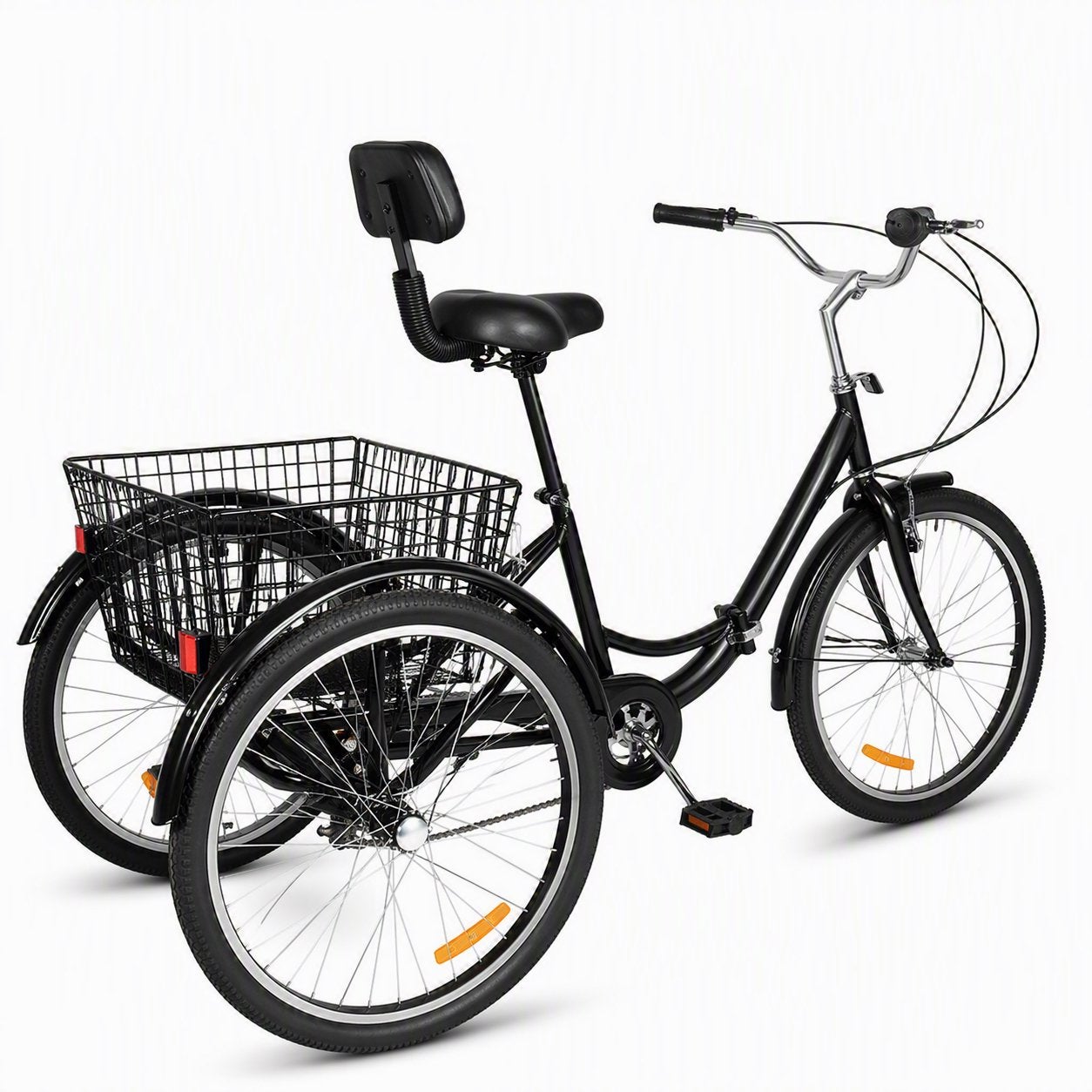 Tricycle noir adulte 7 vitesses, Fietsen en Brommers, Fietsen | Driewielfietsen, Zo goed als nieuw, Ophalen