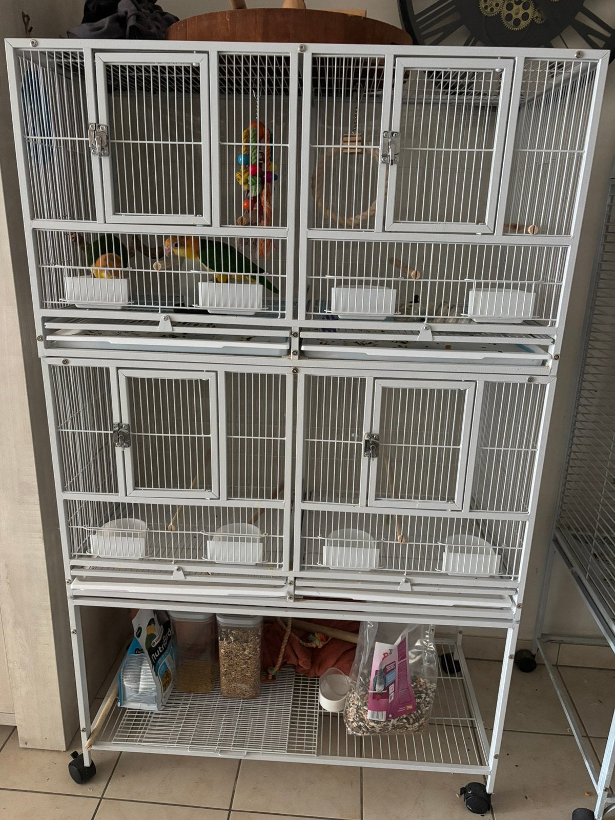 Bijna nieuwe vogelkooi, Ophalen, Zo goed als nieuw, Vogelkooi