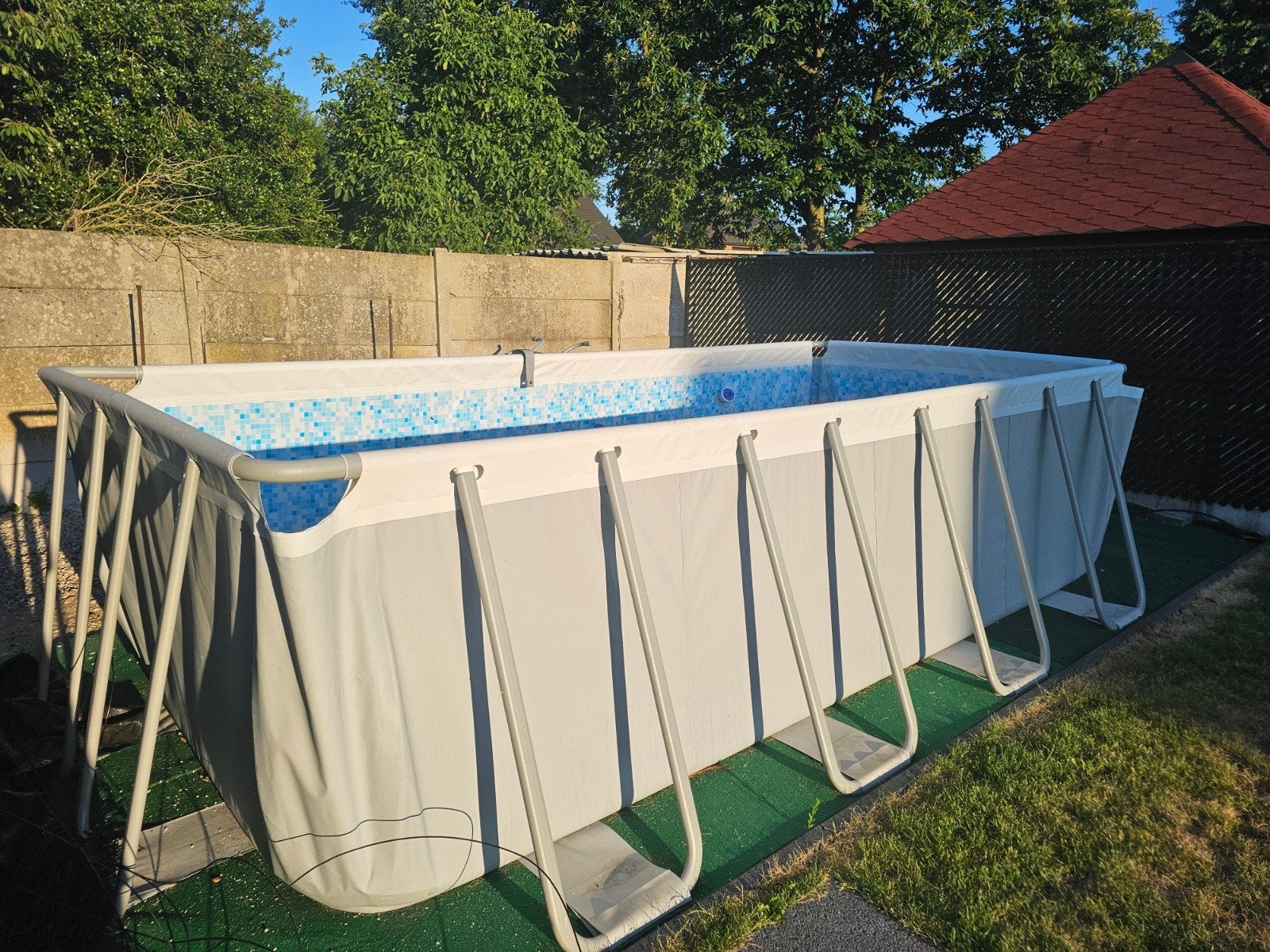 Piscine Bestway 412x201x122 + pompe, Jardin & Terrasse, Piscines, Enlèvement, Rond