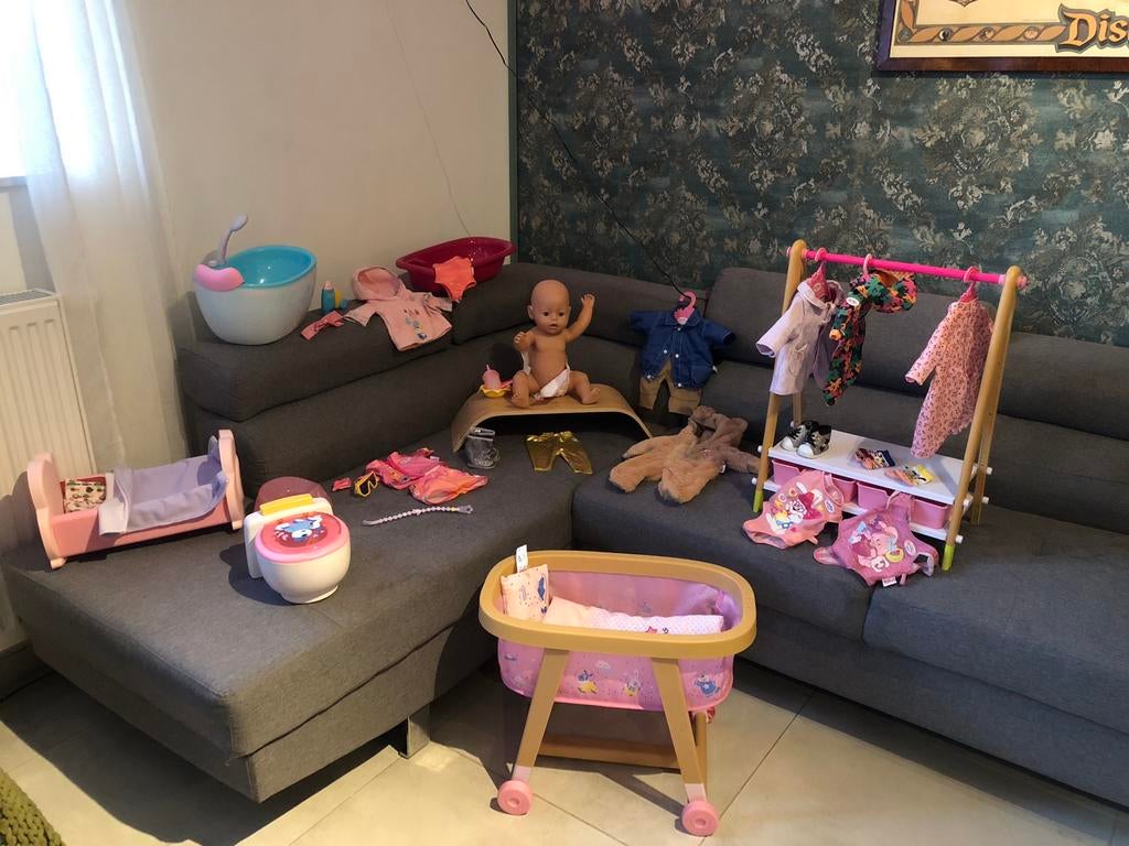Baby born pop en accessoires, Kinderen en Baby's, Speelgoed | Poppen, Ophalen, Zo goed als nieuw, Babypop