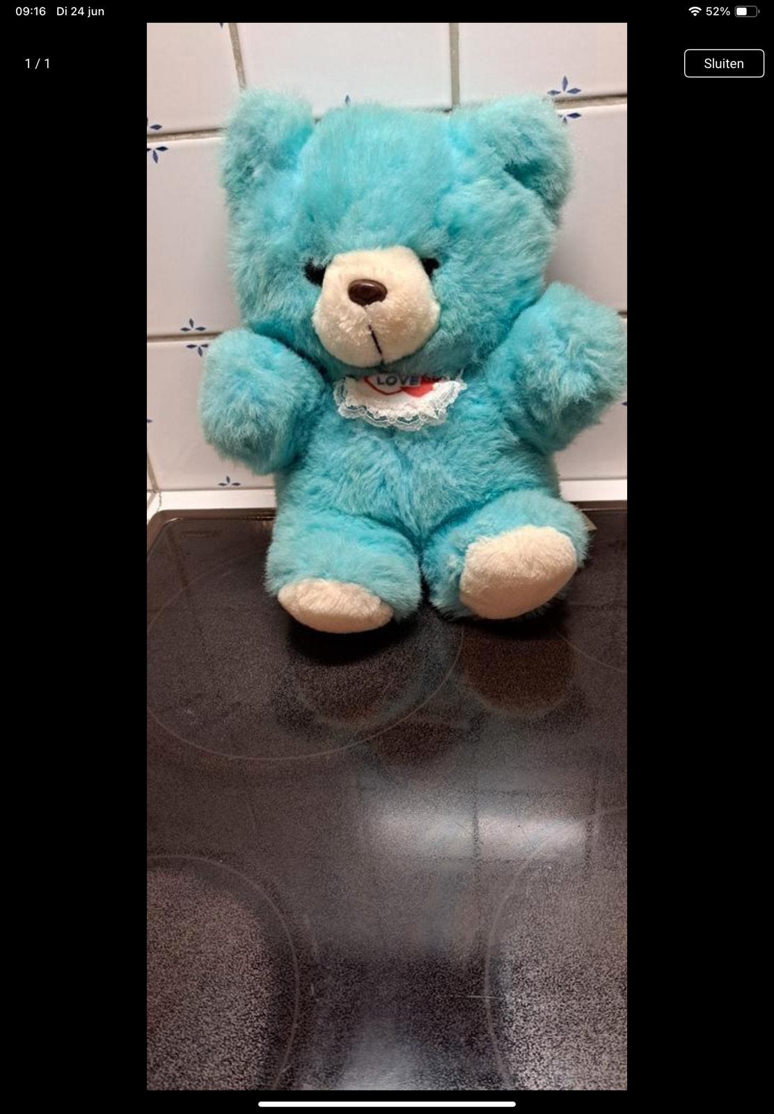 Teddybeer prima staat, Ophalen, Zo goed als nieuw