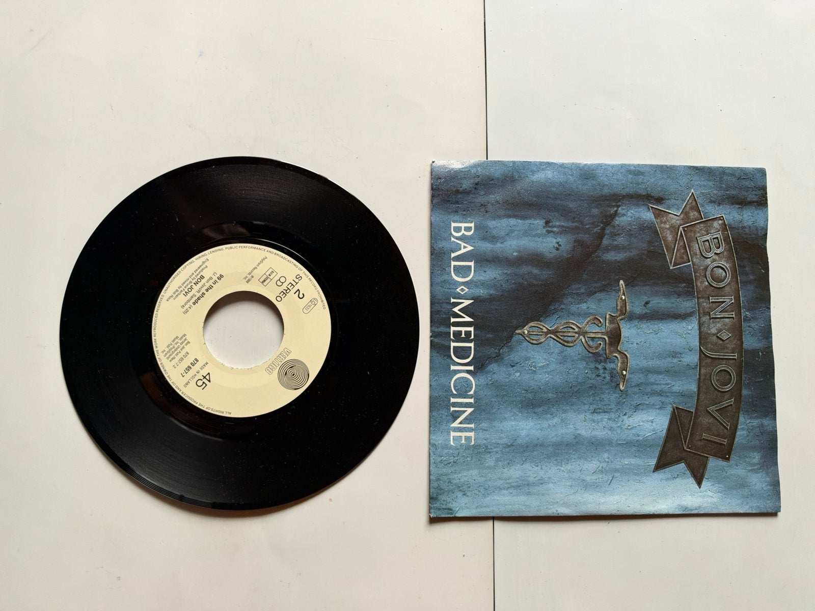 Bon Jovi: Bad medicine (1988; mint), Verzenden, Zo goed als nieuw