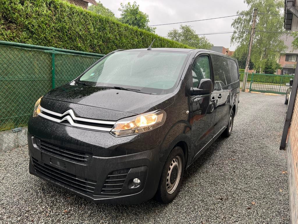 Citroen space tourer 2.0 hdi bleu long xl dubbele cabine 6pl, Stof, Euro 6, 4 cilinders, Zwart