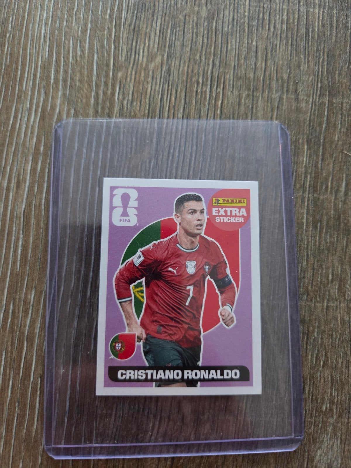 Panini 2026 cristiano ronaldo paars, Enlèvement ou Envoi