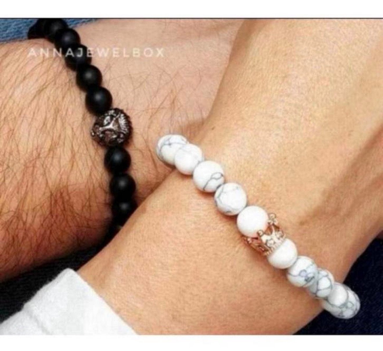 Speciale armband-set Queen Lion Koningin Leeuw " king queen, Handtassen en Accessoires, Armbanden, Ophalen of Verzenden, Nieuw