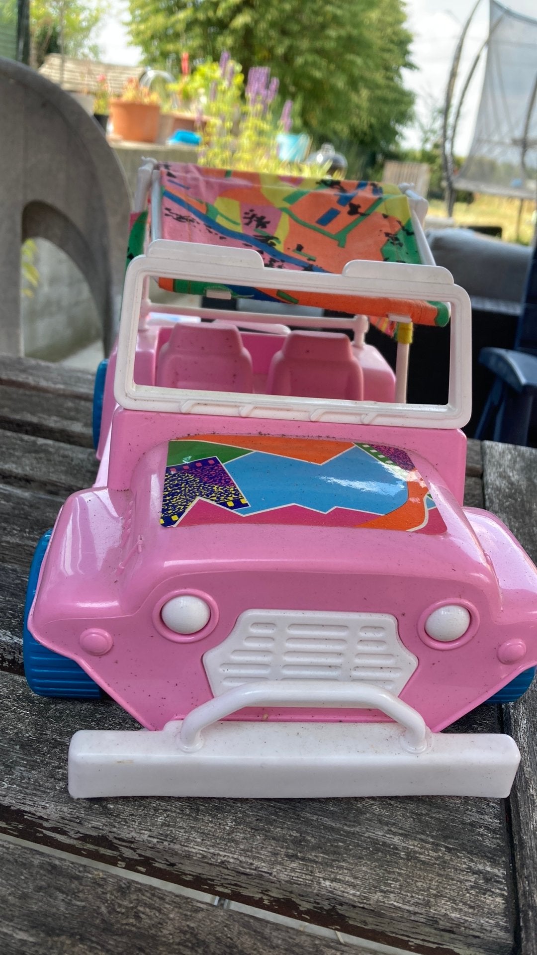 1990 Beach Buggy Roze Vintage Barbie, Ophalen, Gebruikt, Barbie