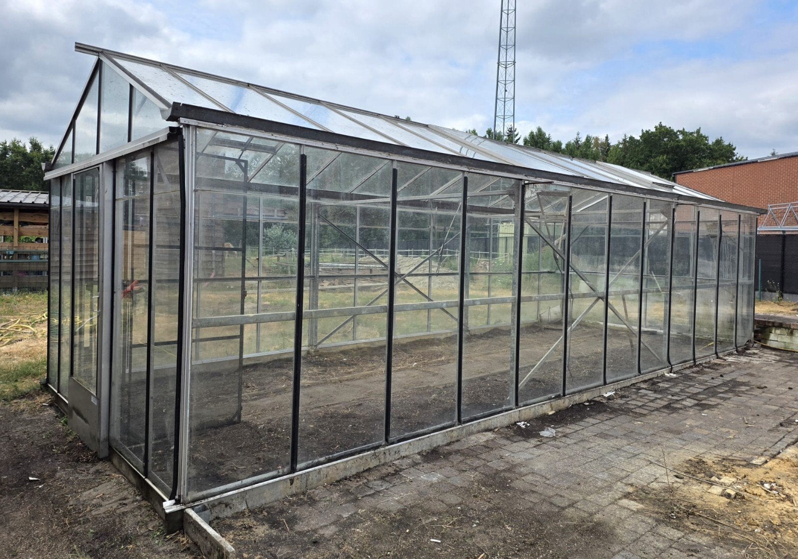 serre te koop, Tuin en Terras, Ophalen, Kweekkas, Zo goed als nieuw, Glas