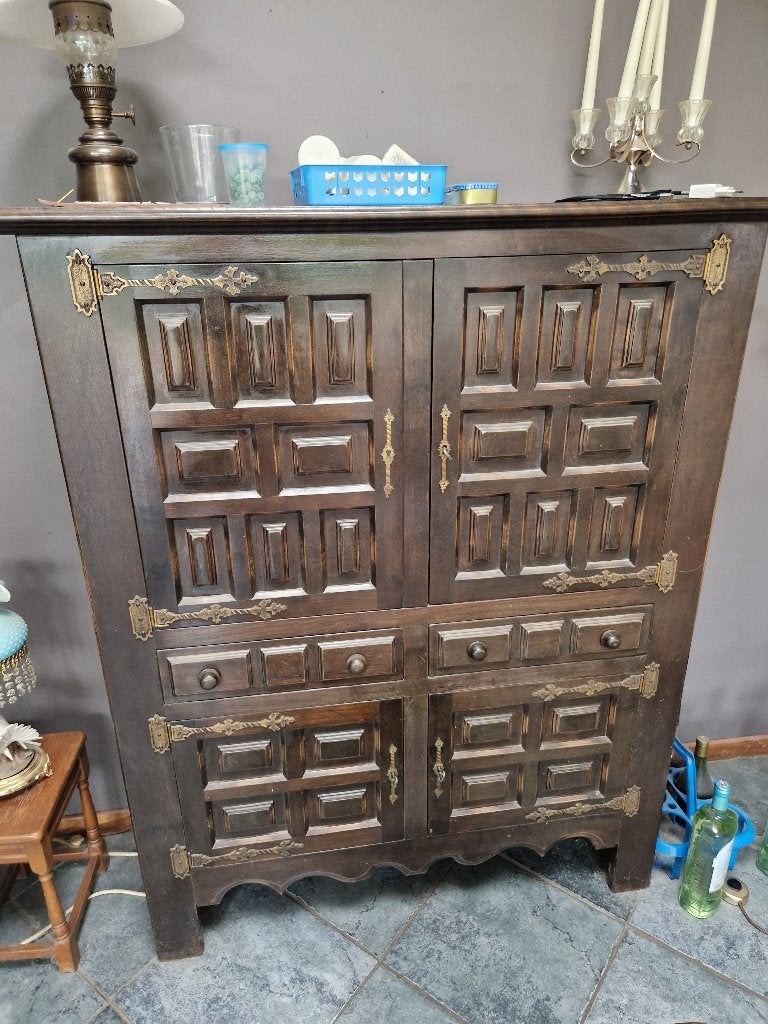 Kast, Huis en Inrichting, Ophalen, Overige houtsoorten, Met lade(s)