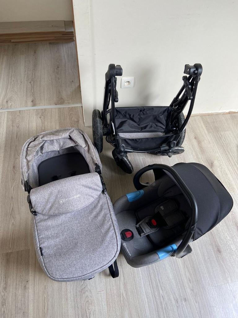 Grijze Kinderkraft 3 in 1 kinderwagen Xmoov, Ophalen, Kinderwagen