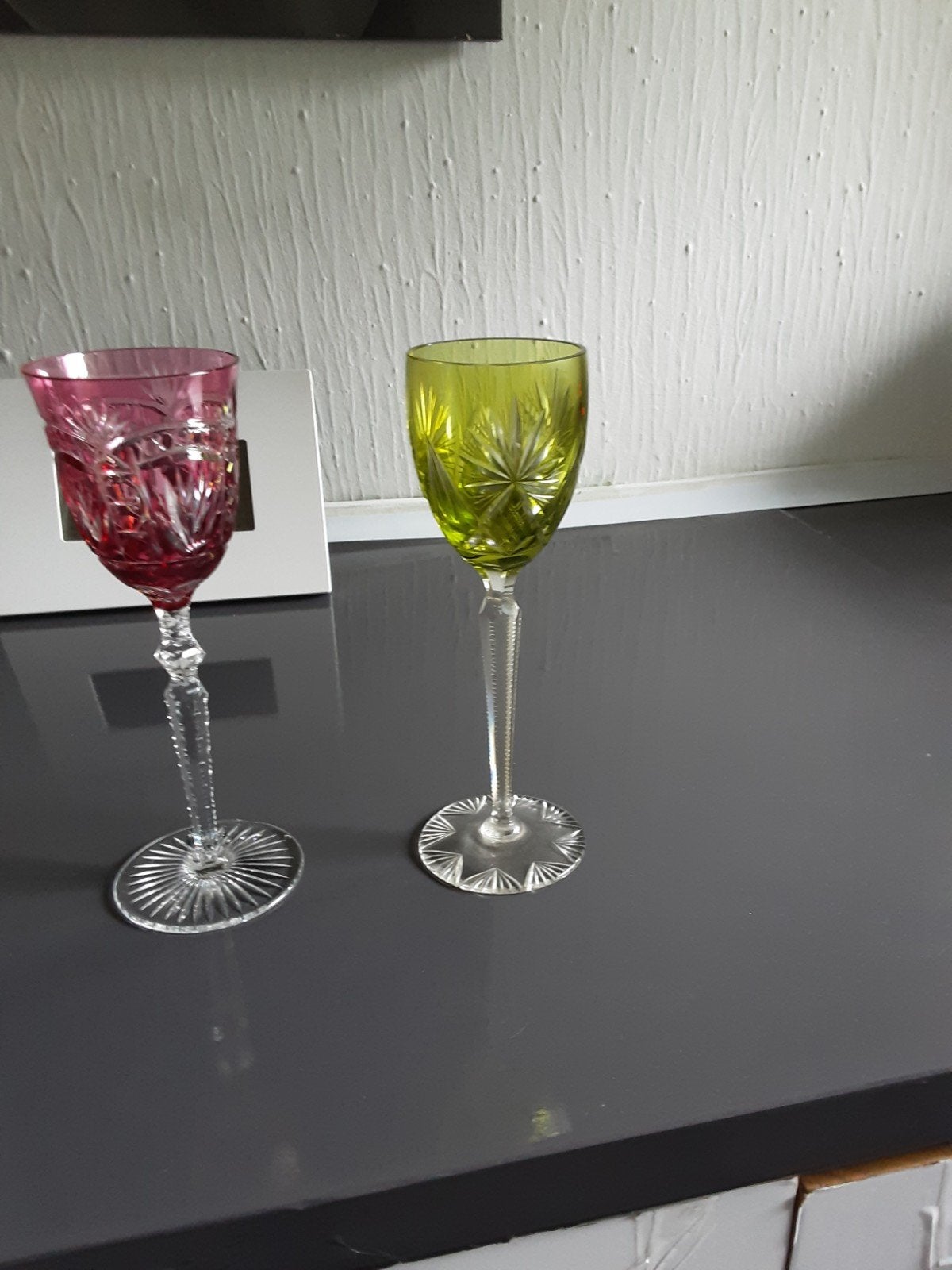 Kristallen glazen te koop van val saint lambert enkel afhale, Ophalen