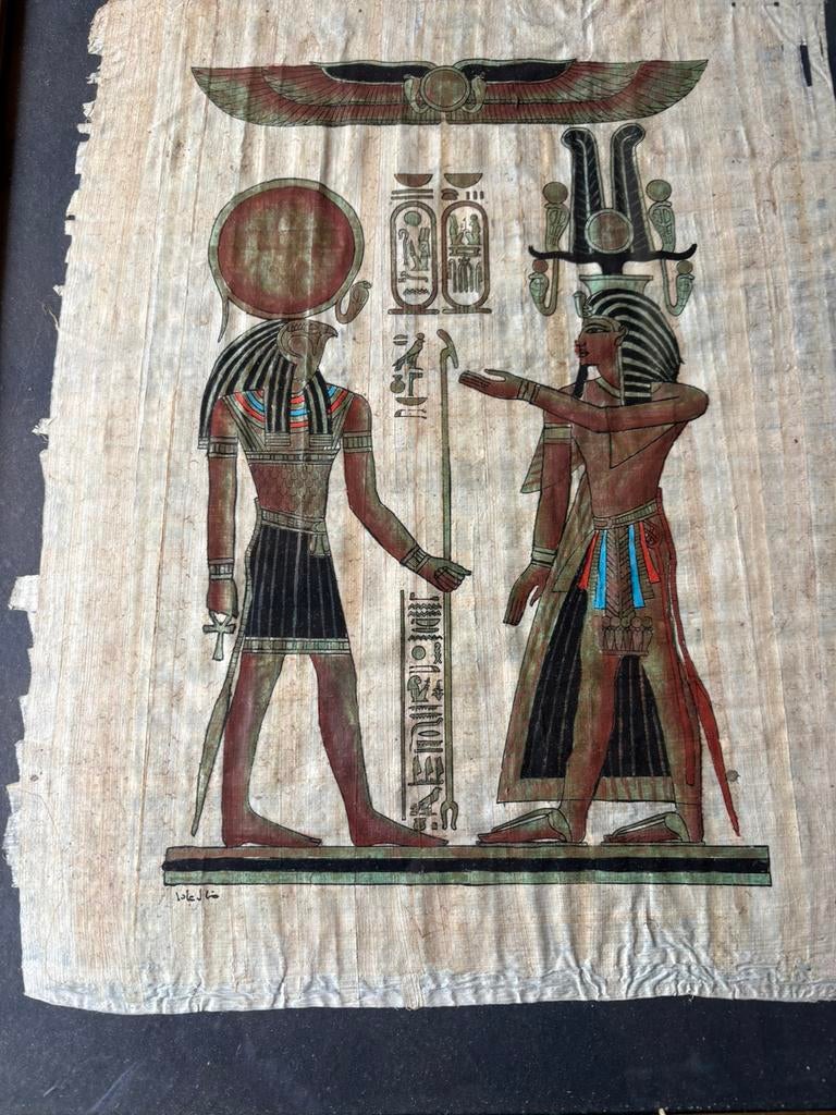 Egyptisch tafereel, Antiek en Kunst, Ophalen of Verzenden