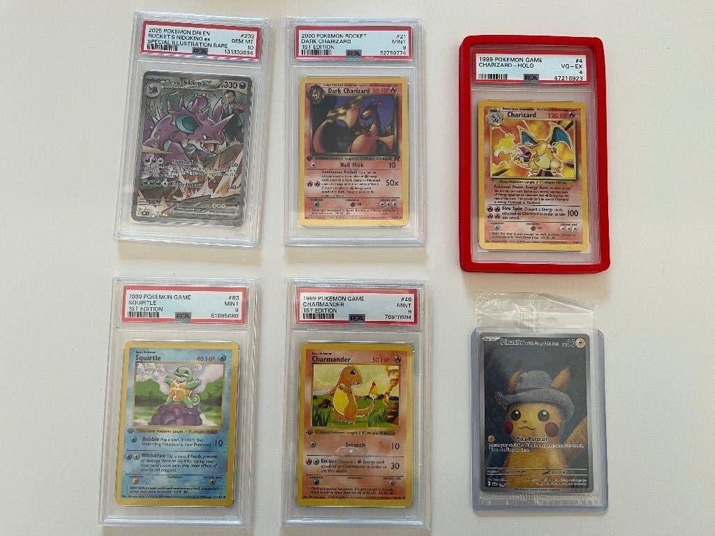 Pokémon collectie 1 lot - PSA, Van Gogh Pikachu, 151 sealed, Ophalen, Nieuw, Meerdere kaarten, Foil