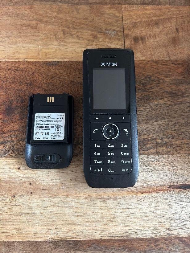 ☎️ Mitel 5634 WiFi WH2 Dect accu 51309245 ☎️, Telecommunicatie, Ophalen of Verzenden, Refurbished, 1 handset