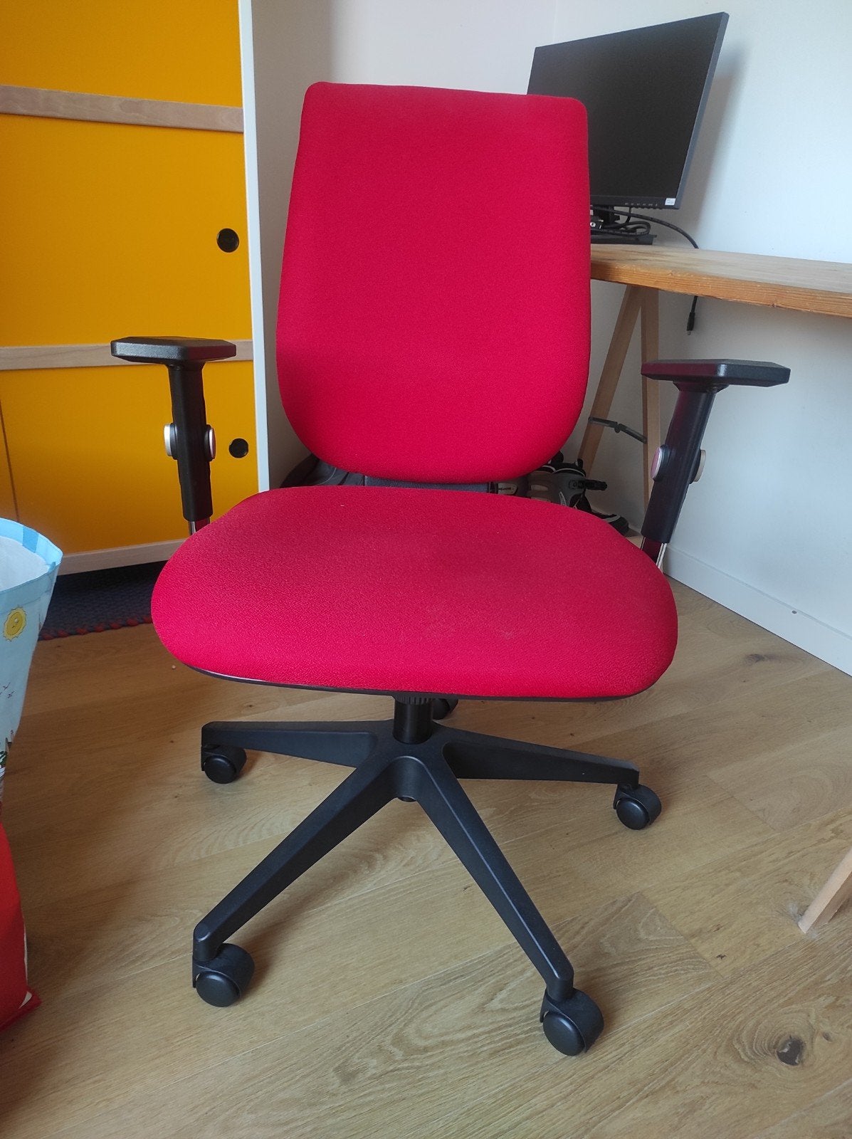 Bureaustoel, Ophalen, Gebruikt, Rood, Bureaustoel