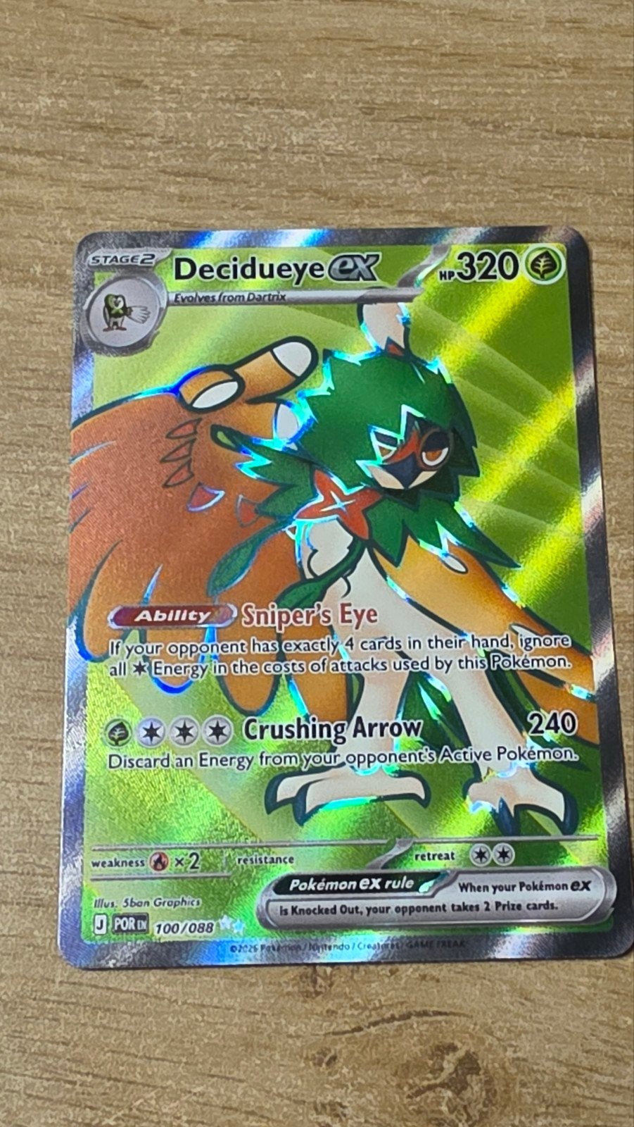 Decidueye 100/088, Ophalen