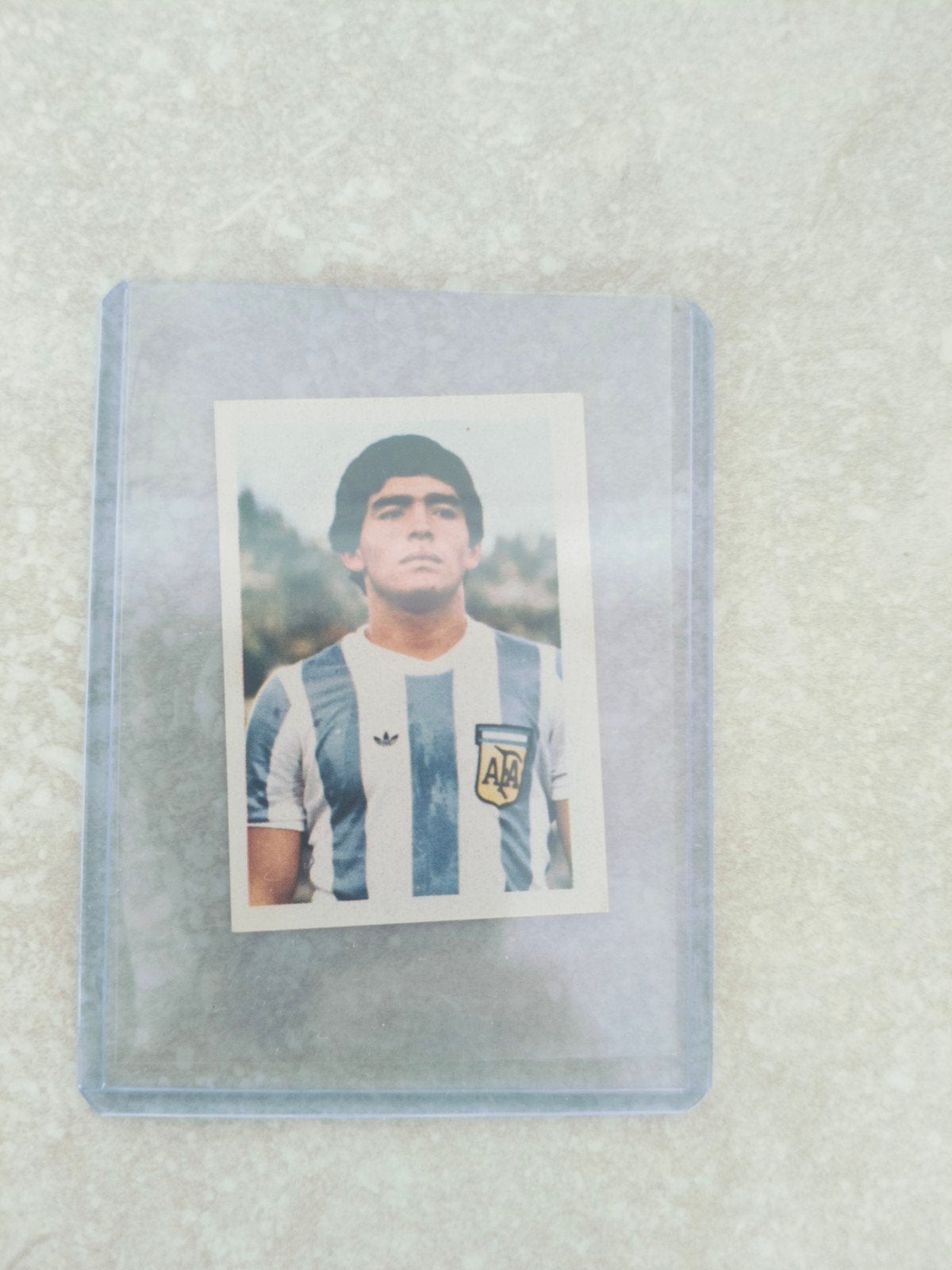 Diego Maradona Argentinië plaatje WK 1982, Ophalen of Verzenden