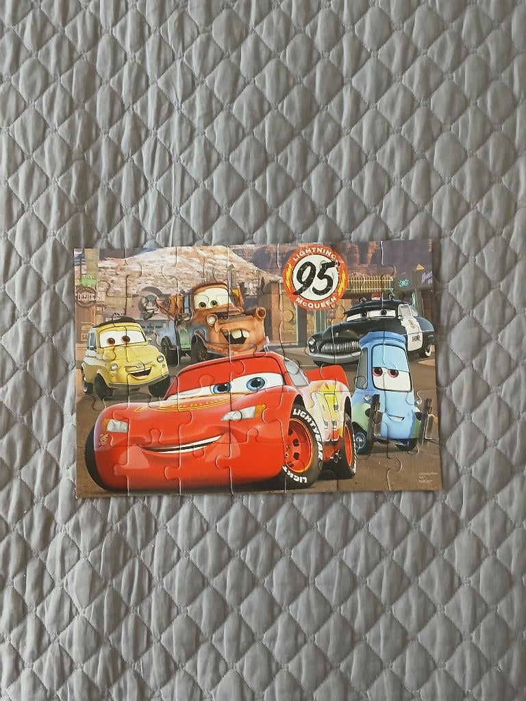 Disney Pixar Cars Puzzel - 35 Stukjes - Bliksem McQueen, Ophalen of Verzenden, 10 tot 50 stukjes, Gebruikt, 4 tot 6 jaar