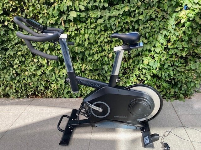 Spinningfiets, Sport en Fitness, Ophalen, Spinningfiets, Aluminium, Zo goed als nieuw