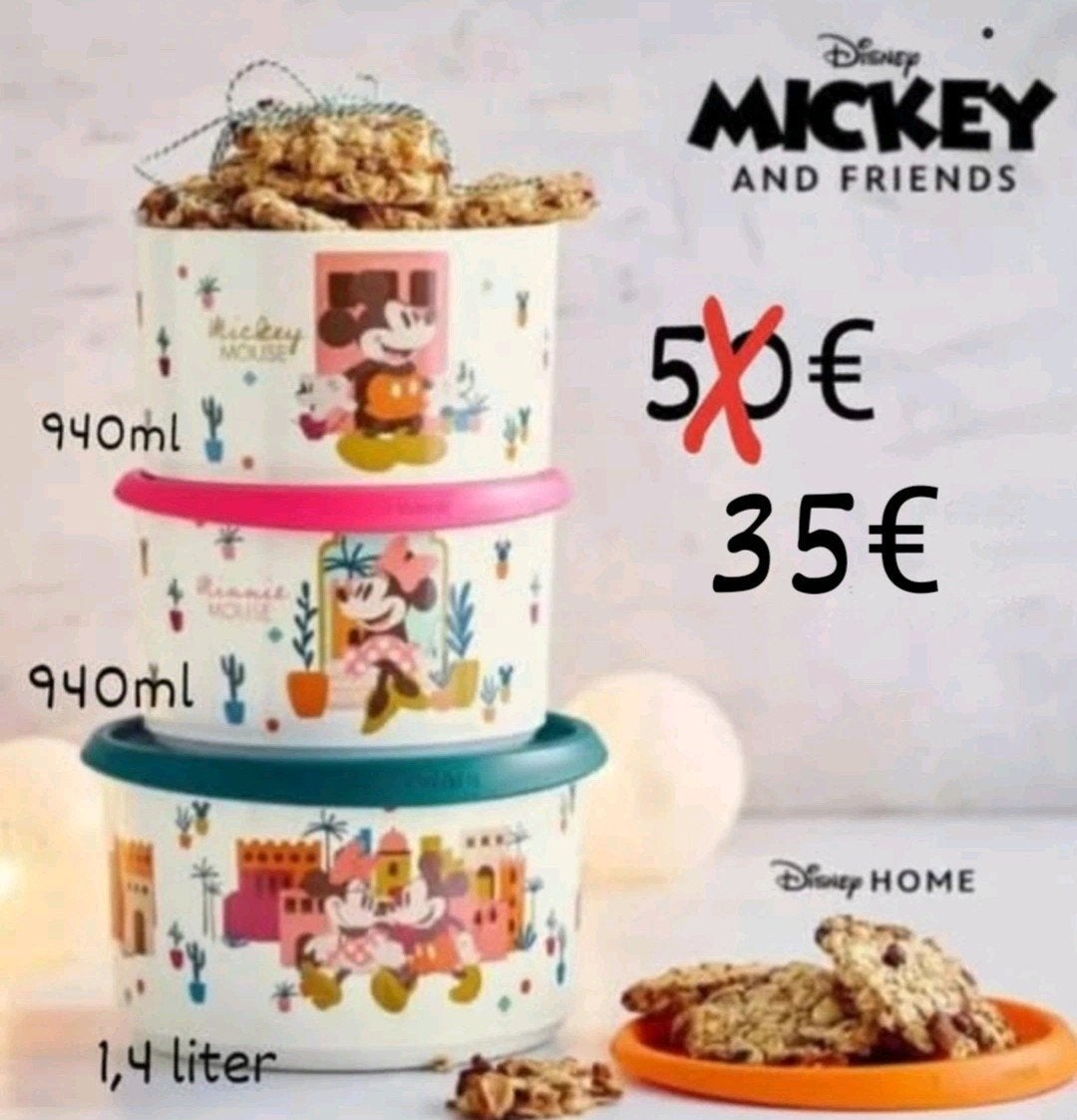Coffret Disney Tupperware, Maison & Meubles, Enlèvement ou Envoi, Neuf