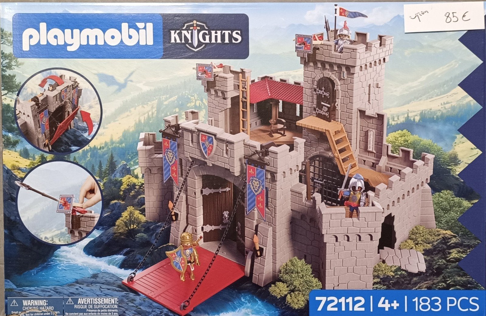 Playmobil Groot ridderkasteel (72112), Ophalen, Zo goed als nieuw